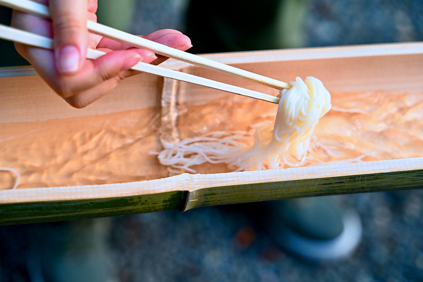 流しそうめん